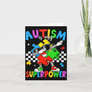 Tarjeta El autismo es un superpoder conciencia del autismo