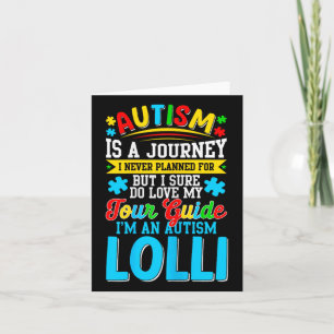 Tarjeta El Autismo Es Un Viaje Que Nunca Planeé El Autismo
