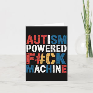 Tarjeta El autismo impulsó al retro de la máquina del ck R