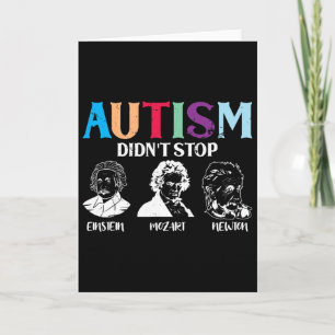 Tarjeta El autismo no detuvo a personas famosas Conciencia