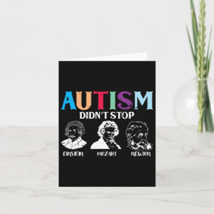 Tarjeta El autismo no detuvo la conciencia sobre el autism