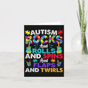 Tarjeta El Autismo Rodea Y Difunde El Mes De Conciencia So