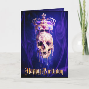 Tarjeta El auto de cumpleaños del rey de los muertos que s