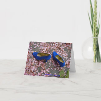 Tarjeta EL AZUL CALZA notecard