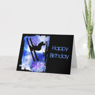 Tarjeta El azul y el blanco salpica