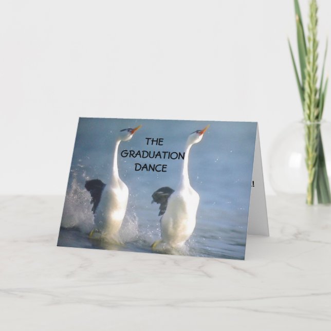 TARJETA EL BAILE DE GRADUACIÓN ESPECIALMENTE PARA USTED (Anverso)