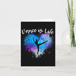 Tarjeta El Baile Es El Ballet De La Vida Bailando Ballerin