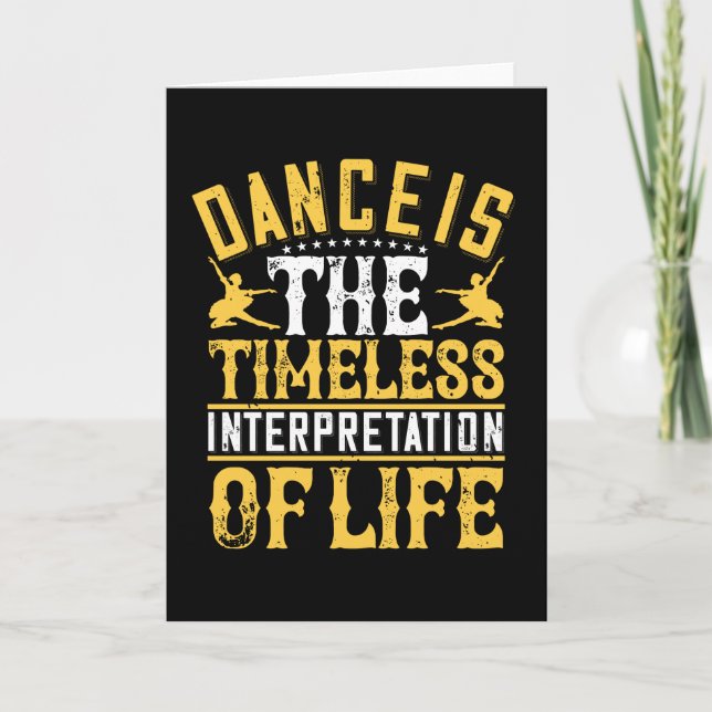 Tarjeta El Baile Es La Interpretación Sin Tiempo (Anverso)