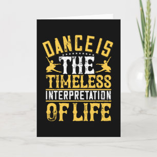 Tarjeta El Baile Es La Interpretación Sin Tiempo