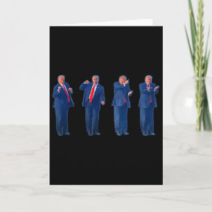 Tarjeta El baile Trumpty Trump bailando el 4 de julio