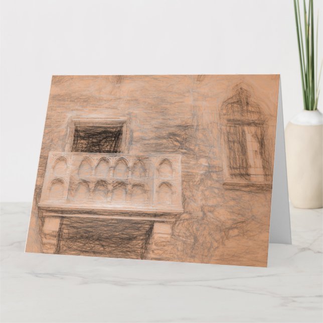Tarjeta El Balcón da Vinci de Romeo y Julieta (Anverso)