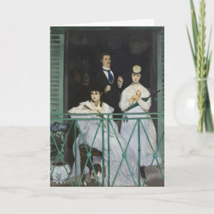 Tarjeta El Balcón   Édouard Manet
