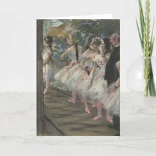 Tarjeta El Ballet   Edgar Degas