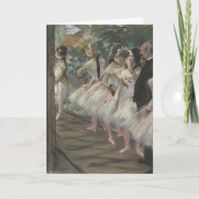 Tarjeta El Ballet | Edgar Degas (Anverso)