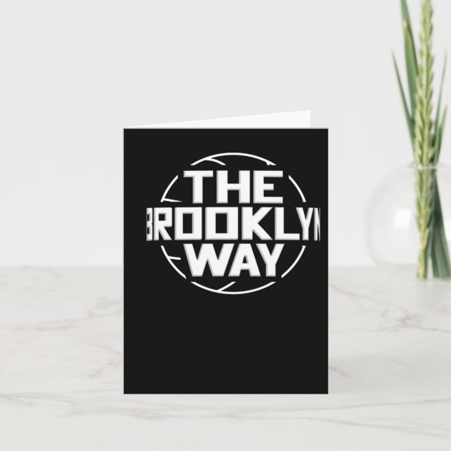 Tarjeta El baloncesto de la Red Brooklyn Way (Anverso)