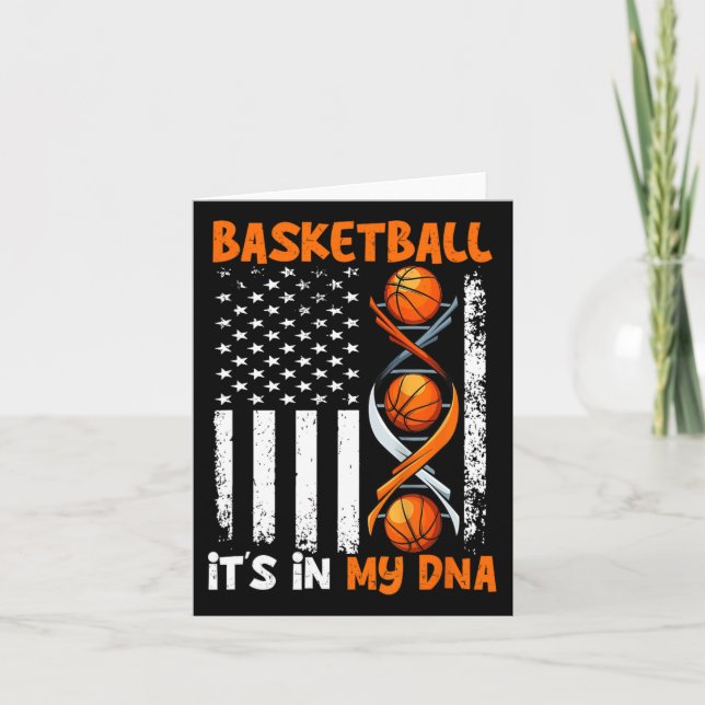 Tarjeta El baloncesto es el equipo de entrenadores de Dna  (Anverso)