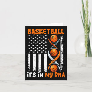 Tarjeta El baloncesto es el equipo de entrenadores de Dna 