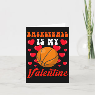 Tarjeta El baloncesto es mi Día de San Valentín más amante