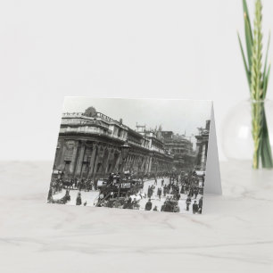 Tarjeta El Banco de Inglaterra adornado para la reina