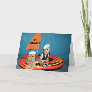 Tarjeta El barco de oro de la amistad