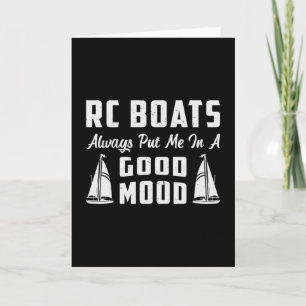 Tarjeta El Barco RC Me Puso En Un Buen Modelo De Ánimo Fun