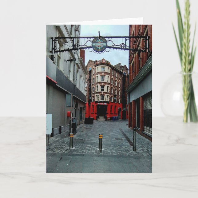 Tarjeta El barrio de Cavern (Anverso)