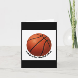 Tarjeta El básquetbol es mi estación favorita activa