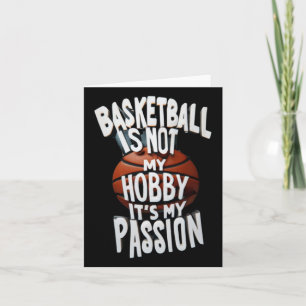 Tarjeta El básquetbol es mi pion