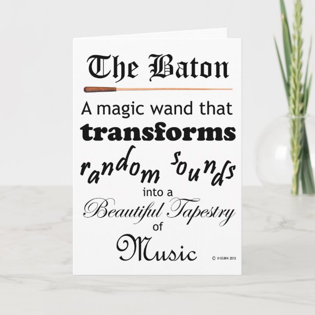 Tarjeta El bastón (Anverso)