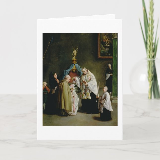 Tarjeta El bautismo (Anverso)