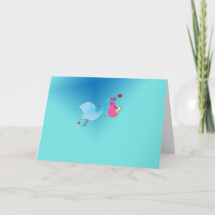 Tarjeta El bebé se acerca