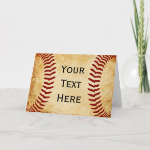 Tarjeta El béisbol personalizado