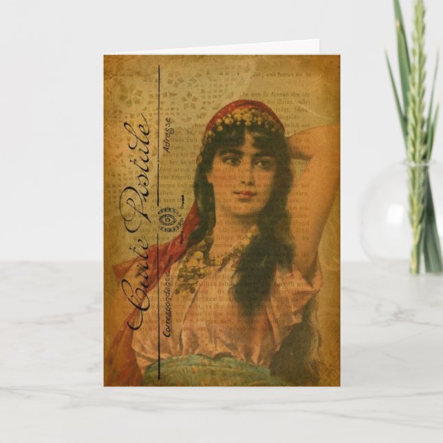 Tarjeta El Belly Dancin está en la moda (Anverso)