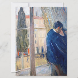 Tarjeta El beso (de Edvard Munch)