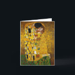 Tarjeta El beso de Gustavo Klimt<br><div class="desc">¡El beso de Gustavo Klimt en un notecard!</div>
