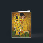 Tarjeta El beso de Gustavo Klimt<br><div class="desc">¡El beso de Gustavo Klimt en un notecard!</div>