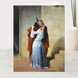 Tarjeta El Beso - Francesco Hayez Il Bacio Romántico