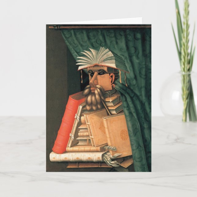 Tarjeta El bibliotecario - 1566 (Anverso)