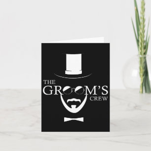 Tarjeta El Boda de la tripulación del Groom