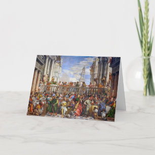 Tarjeta El Boda en Cana Paolo Veronese  