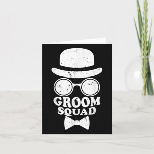 Tarjeta El Boda Groom Squad Groomsmen Boda Y Playa