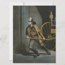 Tarjeta El bombero estadounidense: Siempre listo