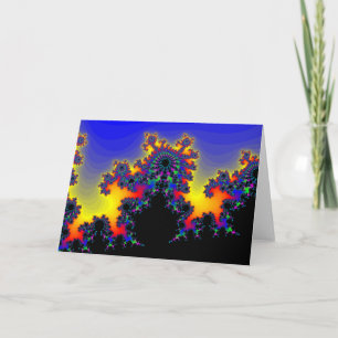 Tarjeta El borde del fractal: