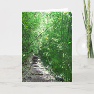 Tarjeta El bosque de bambú