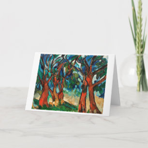 Tarjeta El Bosque Maurice de Vlaminck