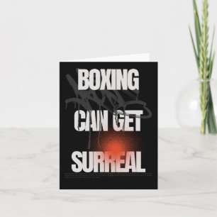 Tarjeta El boxeo puede volverse surrealista