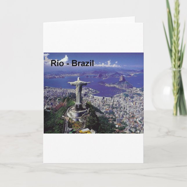 Tarjeta El Brasil Río de Janeiro (St.K.) (Anverso)