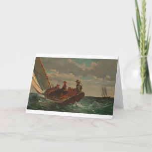 Tarjeta El Breezing encima de Winslow Homer