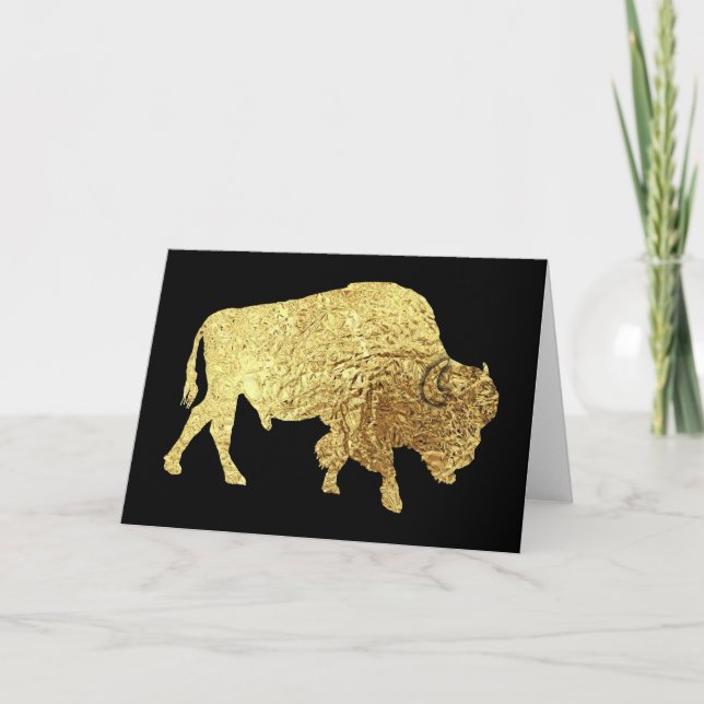 Tarjeta El búfalo dorado - Cañones hablantes, nueva tarjet (Anverso)