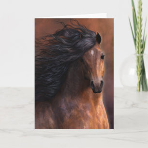 Tarjeta El caballo Notecard de Morgan